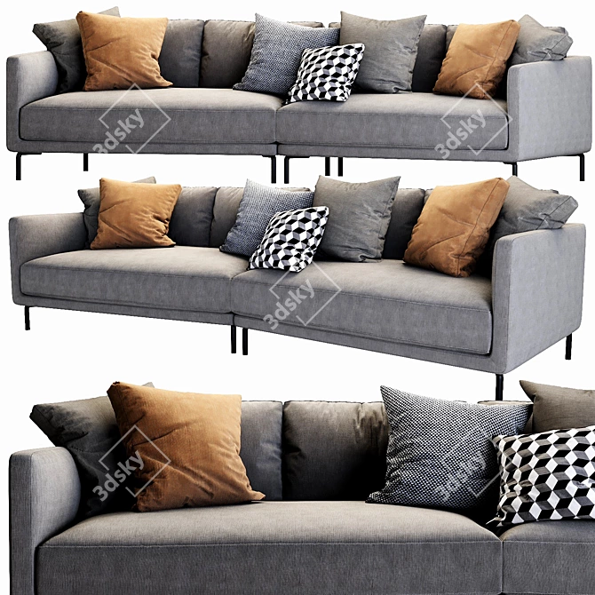 Luxury Coco Interface Furniture 3D model image 3