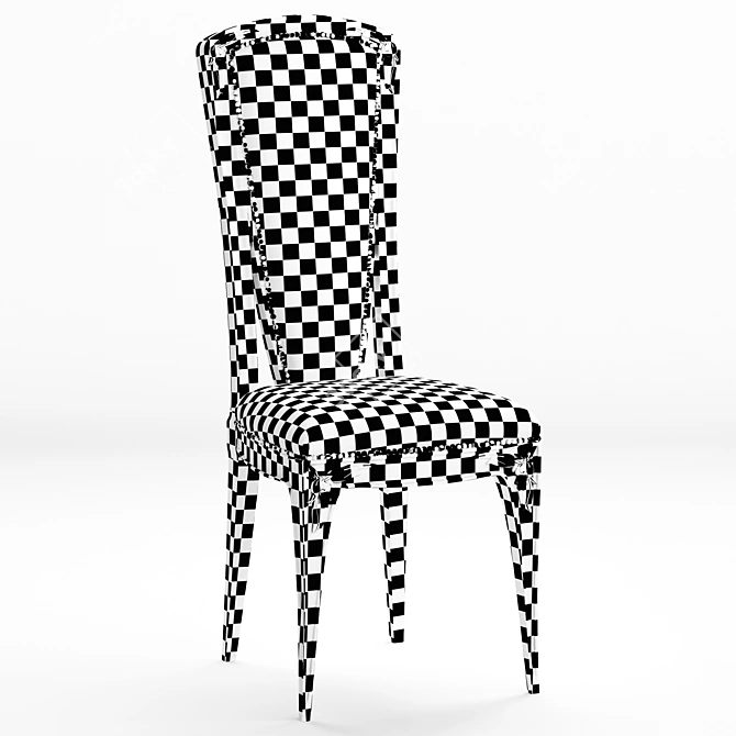 Art Nouveau Dining Chairs 3D model image 4