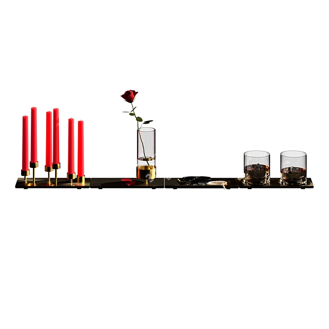 Buster Punch Decoration Set: Stylish Accents for Interior Design 3D model image 7
