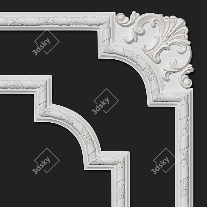 Fabello Decor Corner Element 3D model image 2
