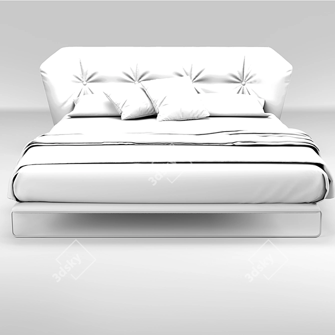 Sabaitalia New York Bed 3D model image 2