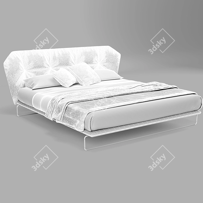 Sabaitalia New York Bed 3D model image 5