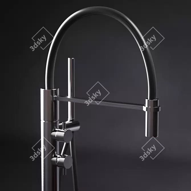 Luxury Reflex+ Radomonte Bathtub Set 3D model image 3