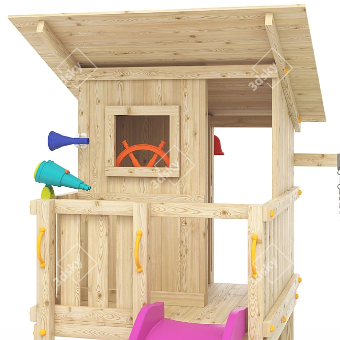 Beach Hut Game Complex 3D model image 5