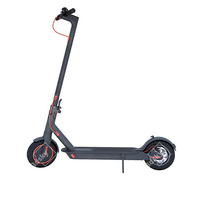 Kugo M365 Electric Scooter: Fast, Efficient, Stylish! 3D model image 1