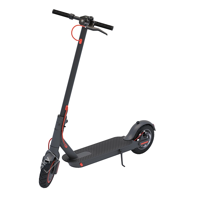 Kugo M365 Electric Scooter: Fast, Efficient, Stylish! 3D model image 2