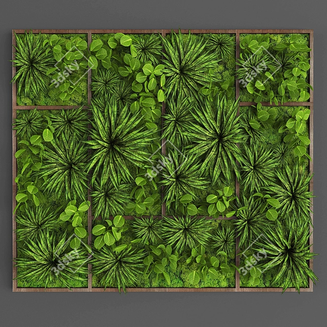 Polys & Verts Vertical Gardening Kit 3D model image 1