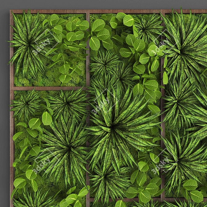 Polys & Verts Vertical Gardening Kit 3D model image 2