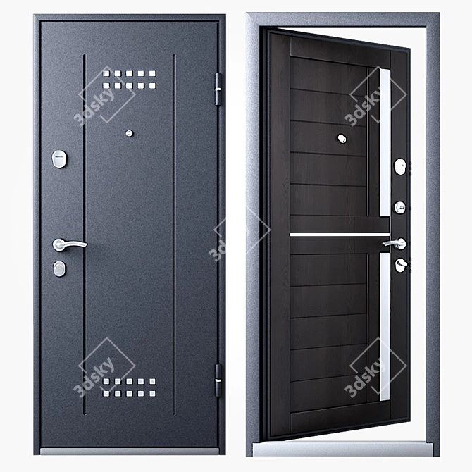 TOREX Entrance Door DELTA-M 10 (860x2050) 3D model image 1