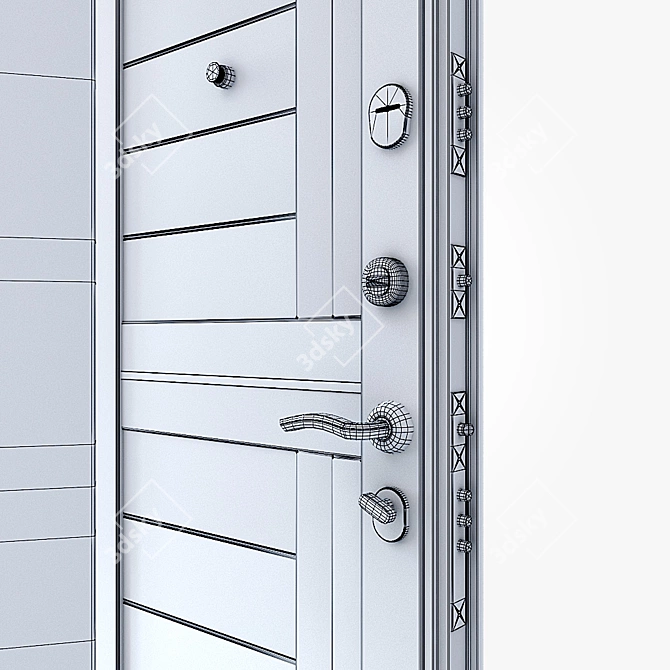 TOREX Entrance Door DELTA-M 10 (860x2050) 3D model image 4