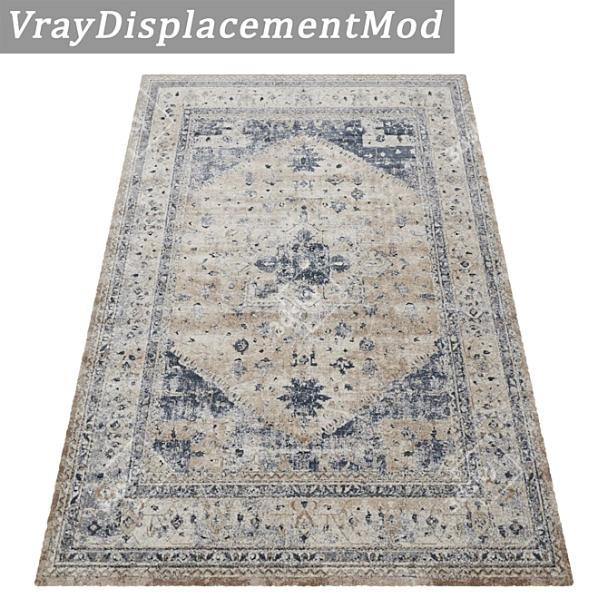 High-Quality Carpets Set 3D model image 3