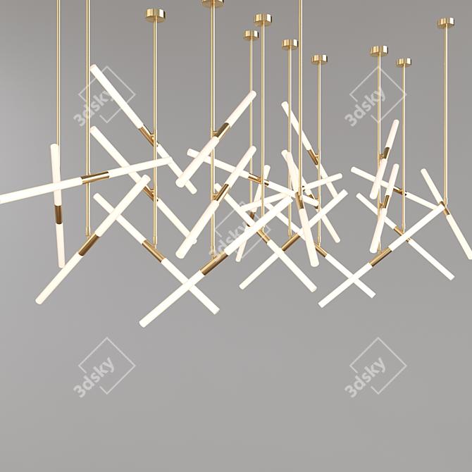 Modern Scandinavian Pendant Lights 3D model image 2