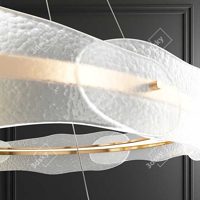 Illuminous Solstice LED Chandelier 3D model image 2
