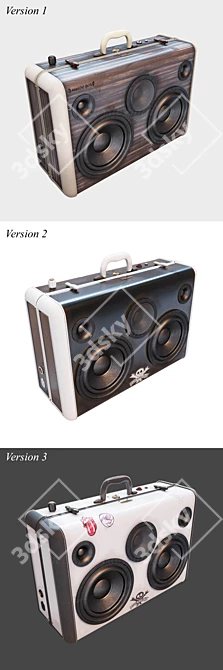 Compact Wireless Speaker with Stunning Sound 3D model image 6