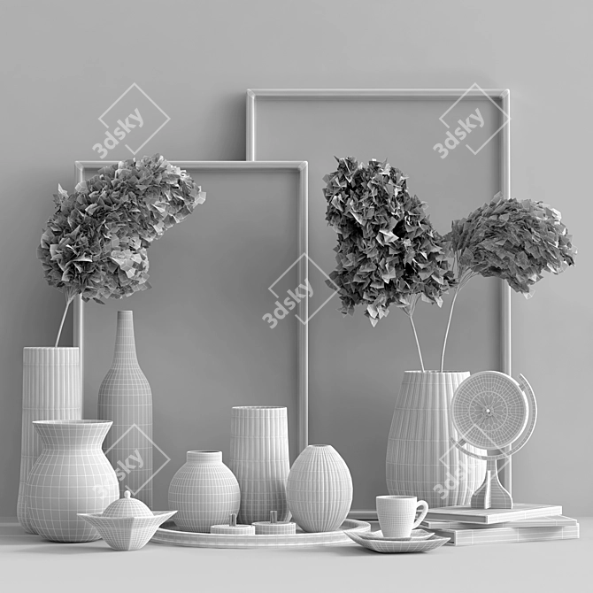 Elegant Decor Set: 17 3D model image 5