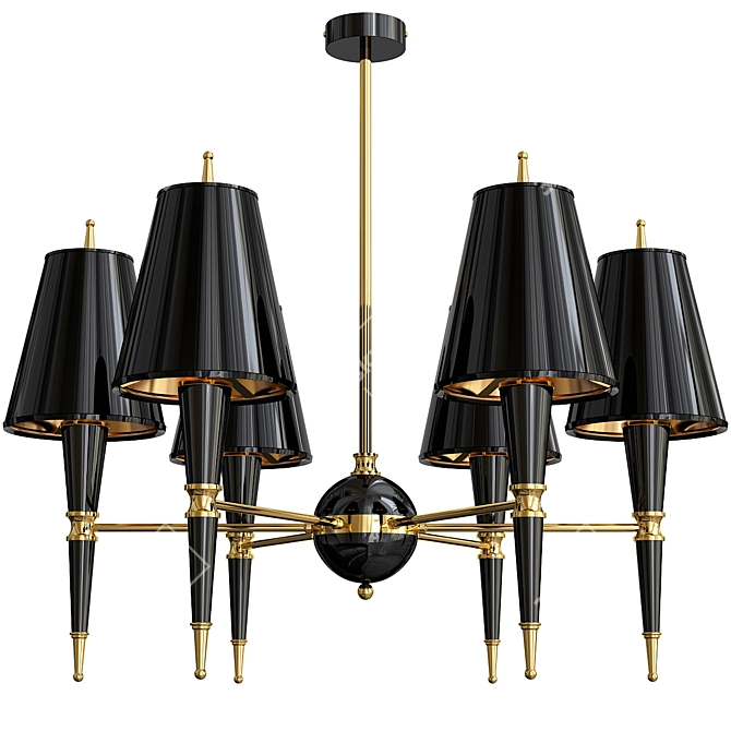 Luxurious Versailles Chandelier 3D model image 3