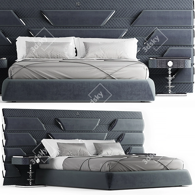 Luxury Elve Bed 3D model image 1