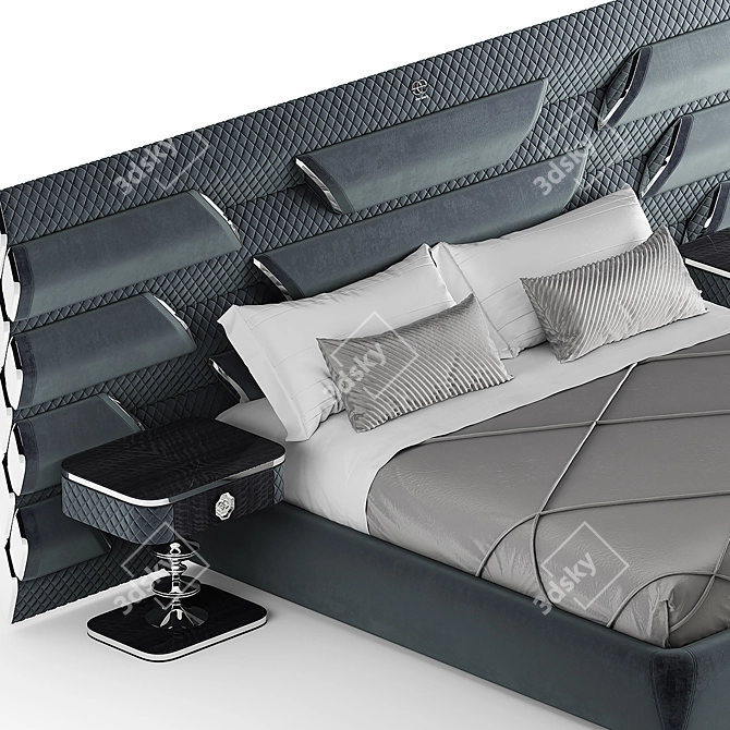 Luxury Elve Bed 3D model image 2