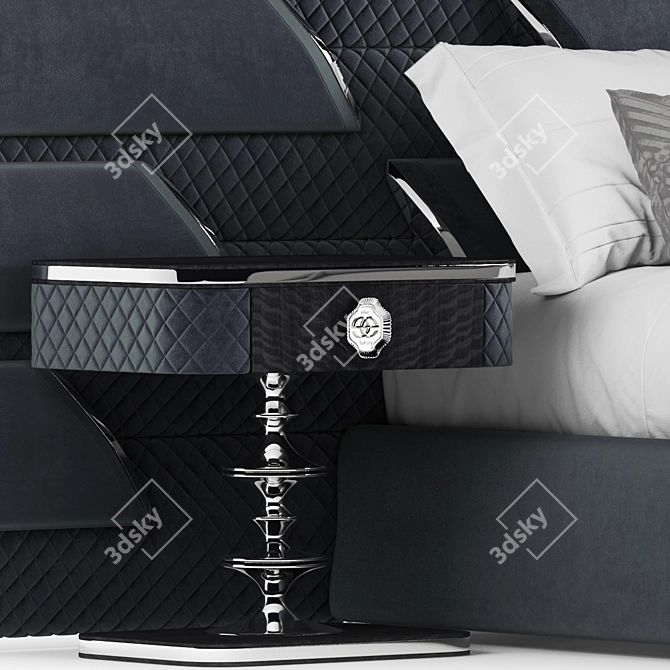 Luxury Elve Bed 3D model image 3