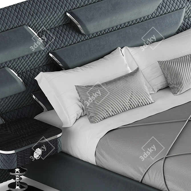 Luxury Elve Bed 3D model image 4