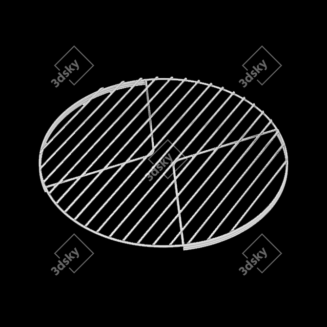 Metallic Sink Grille KitKraken 3D model image 1