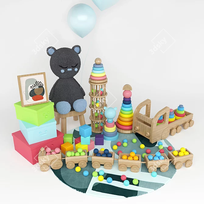 Creative Kids Toy Set 3D model image 3