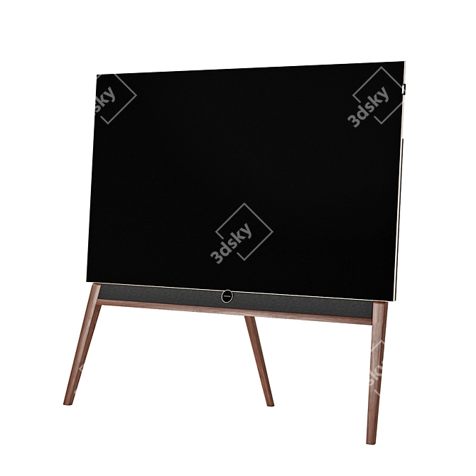 Loewe BILD 5.55: OLED TV & 4 Stand Colors 3D model image 2