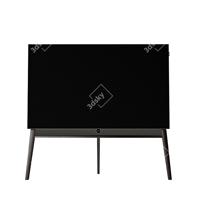 Loewe BILD 5.55: OLED TV & 4 Stand Colors 3D model image 3