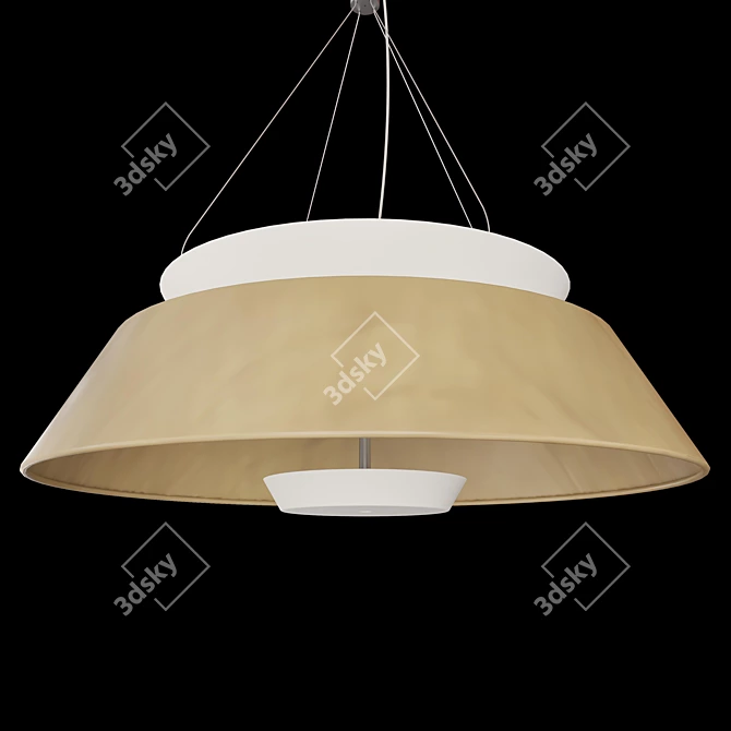 Enchanting Eden Pendant Lamp 3D model image 3