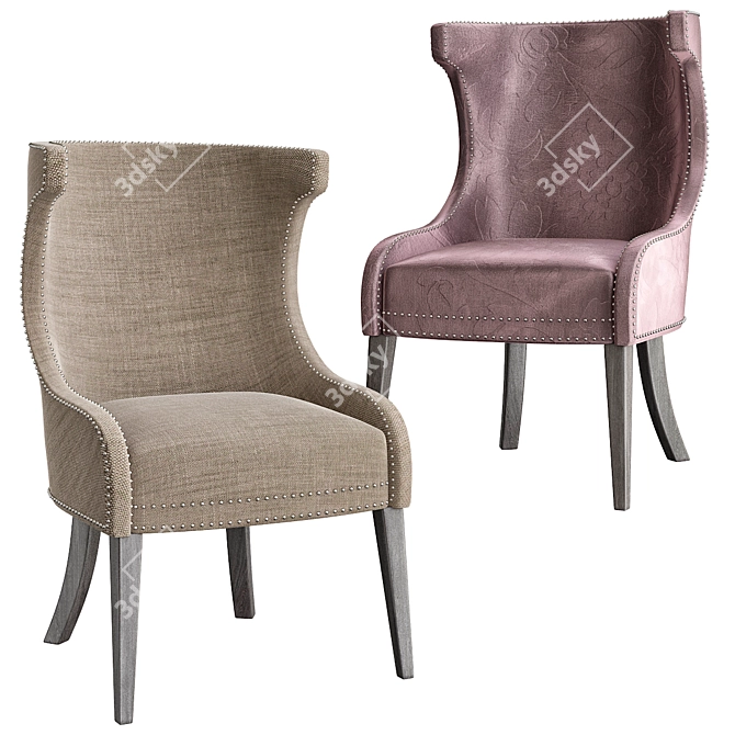 Elegant Elson Chair 3D model image 1