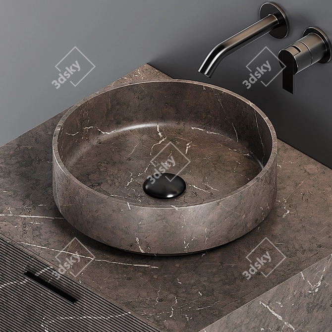 Modern Minimalist Inbani Grate 3D model image 3