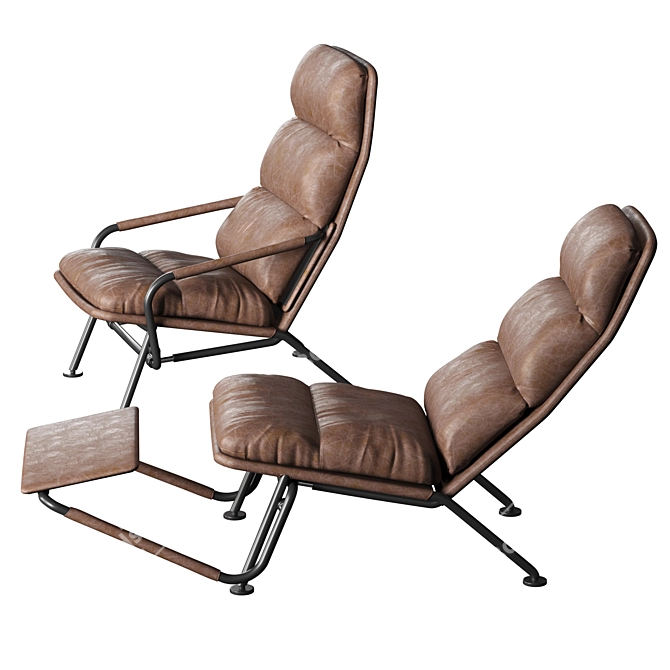 Harmonious Transformation: Kontrapunkt Recliner 3D model image 3