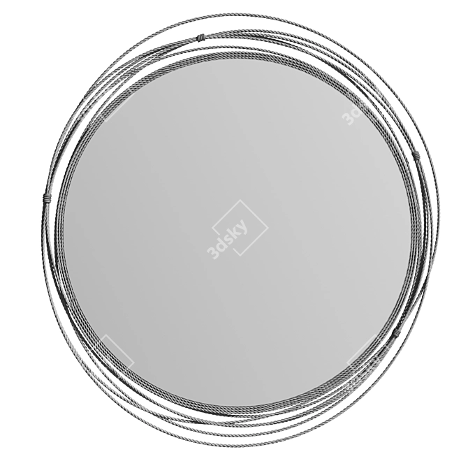 Kayan Woven Mirror 3D model image 2