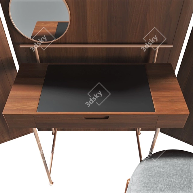 Elegant 375 Stay Vanity Set 3D model image 5