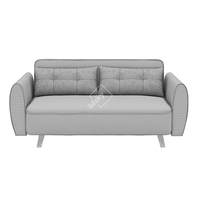 Charming Comfort Sofa 3D model image 2