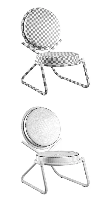 ComfortMax: Moroso DoubleZero Armchair 3D model image 4