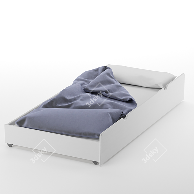 Roll-out Bed Extension for Manya Beds 3D model image 3