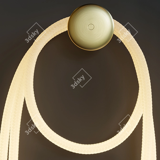 Ethereal Glow Wall Light 3D model image 2