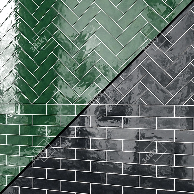 WOW BEJMAT: Stylish Ceramic Tiles 3D model image 1