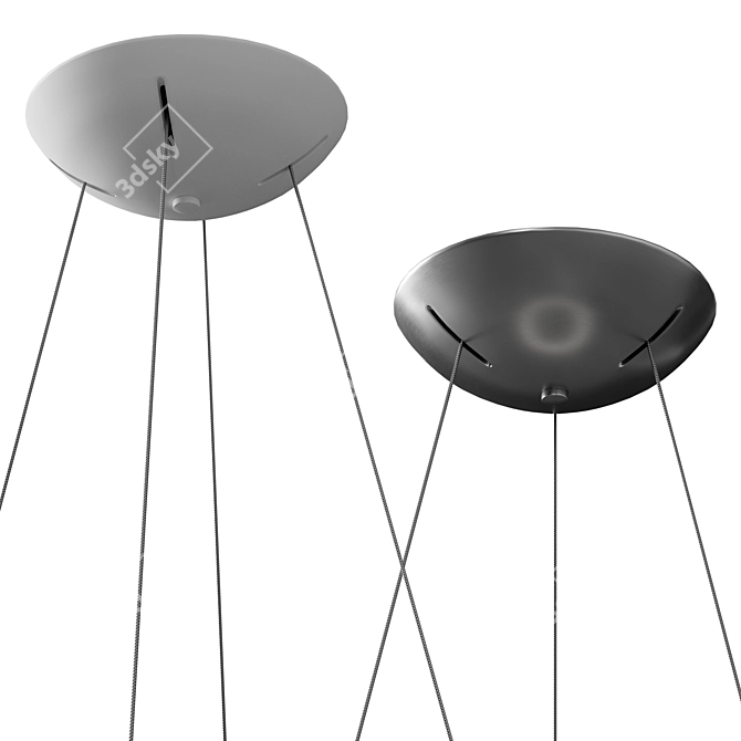 Modern Rando Pendant Light 3D model image 3