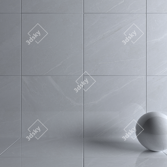 Marble Mainstone Cloud Wall Tiles 3D model image 3