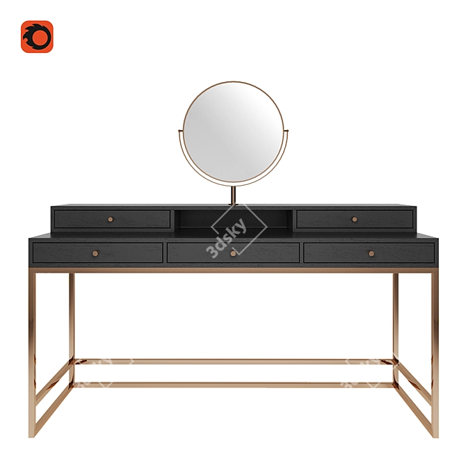 Modern Toilet Vanity: DARC Laskasas 3D model image 2