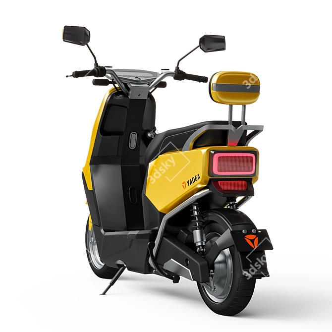 Eco-Friendly Yadea E3 Electric Scooter 3D model image 4