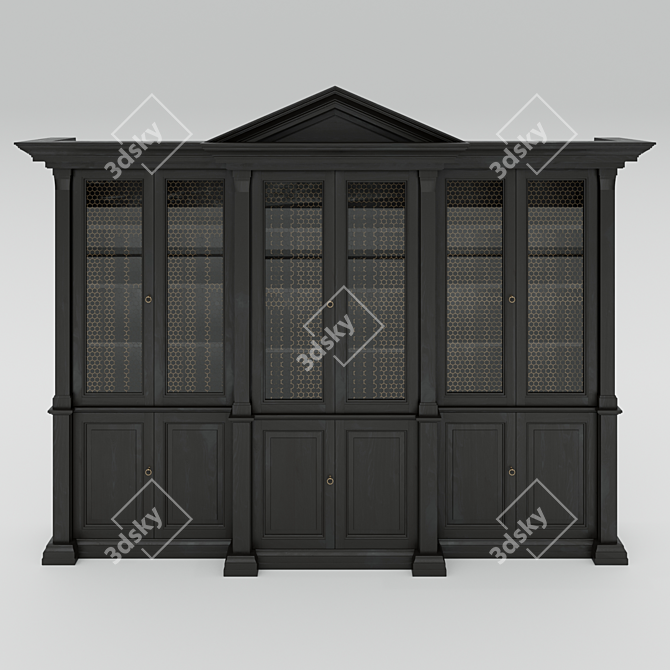 Soul Wood Wardrobe V-003 3D model image 1