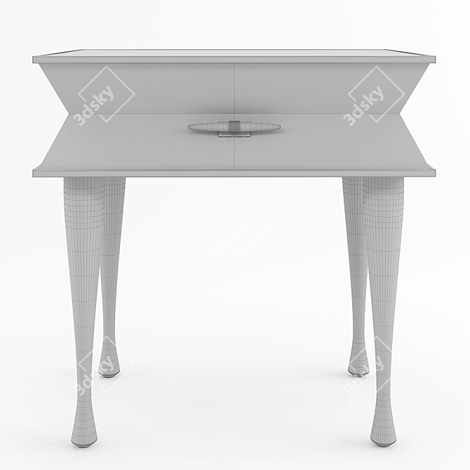 Pinto Paris Vanity: Sleek Bedside Table 3D model image 3