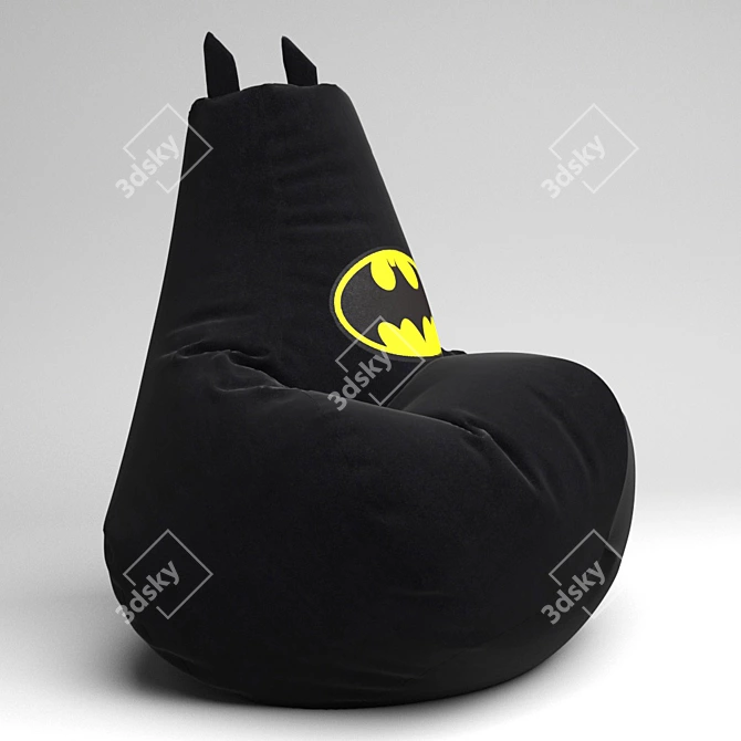 Batman Armchair Bag: Comfort and Style On-the-Go 3D model image 2