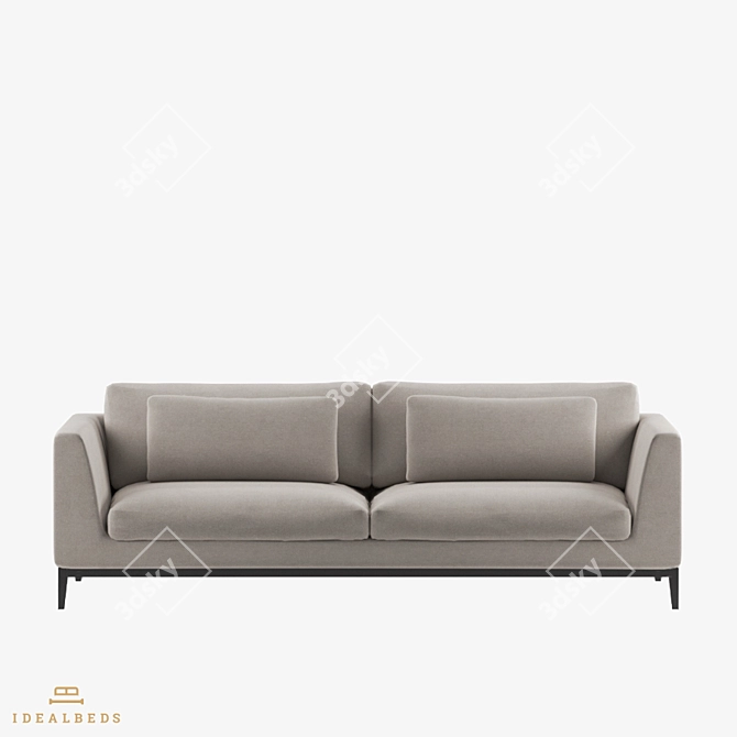 Italian-Inspired Om Italia Sofa 3D model image 2