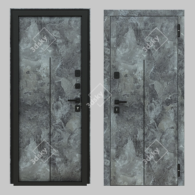 FortezzaMB20: Designer Doors with Nationwide Delivery & Installation 3D model image 1