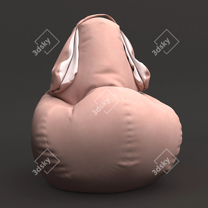 Cosy Eared Chair 3D model image 1