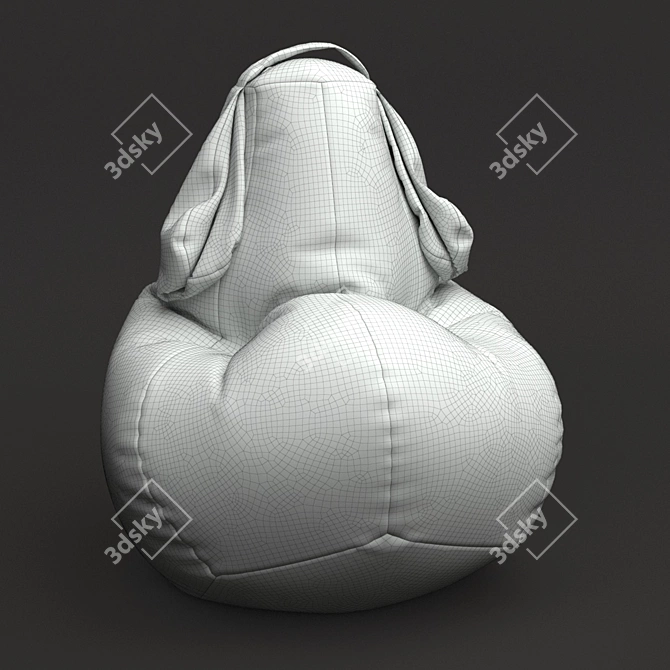 Cosy Eared Chair 3D model image 5